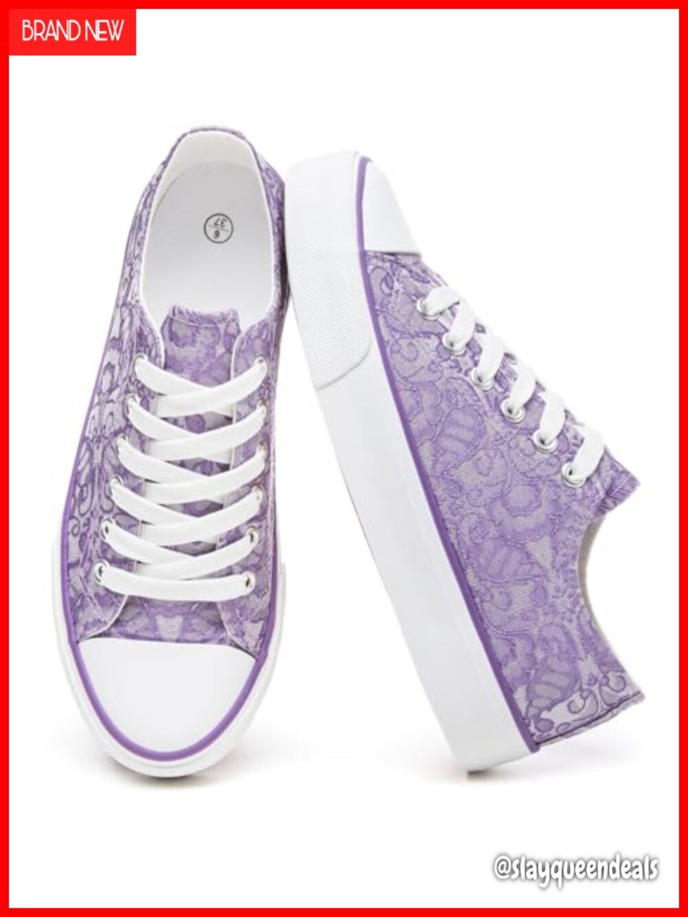Womens Low Top Canvas Sneakers Embroidered Tennis Shoes Casual Lace Up